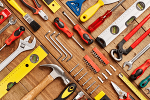 TOOLS &<br/>HARDWARE