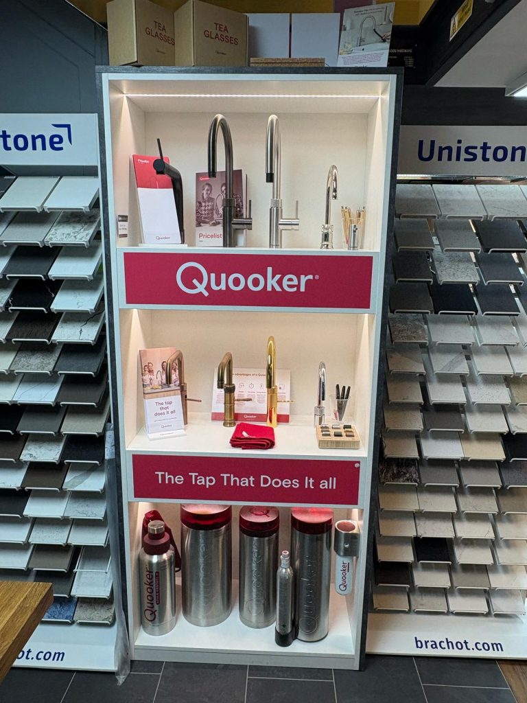 Quooker taps at coulsdon home hardware